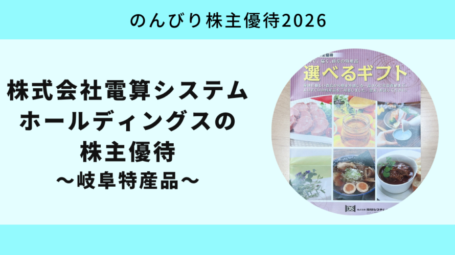 株式会社電算システムホールディングス2026