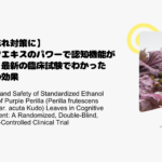 【物忘れ対策に】赤シソエキスのパワーで認知機能が向上？最新の臨床試験でわかった脳への効果
